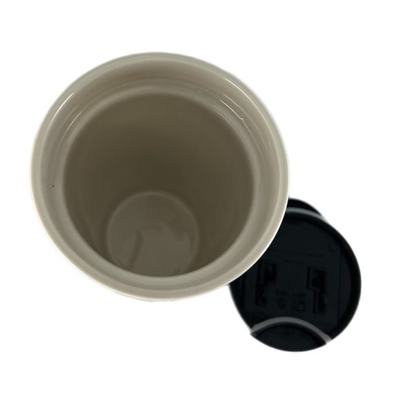 10 Strawberry St "on the go" Speckled Ceramic Insulated 12 Oz Travel Tumbler EUC - Picture 4 of 6